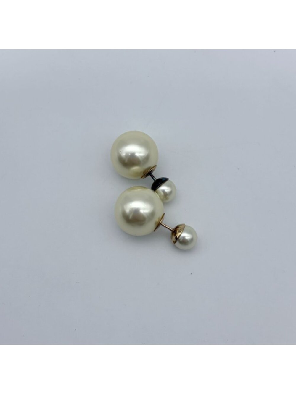 Dior Tribales Tribal Earrings Gold Costume Pearl - Picture 3 of 11
